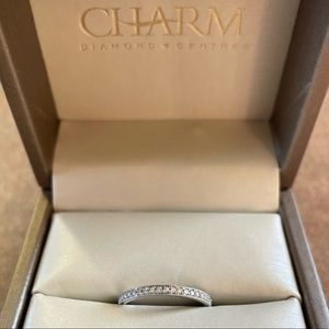 10k white gold wedding band